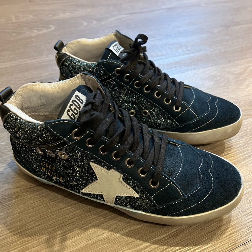 Blue Suede Golden Goose